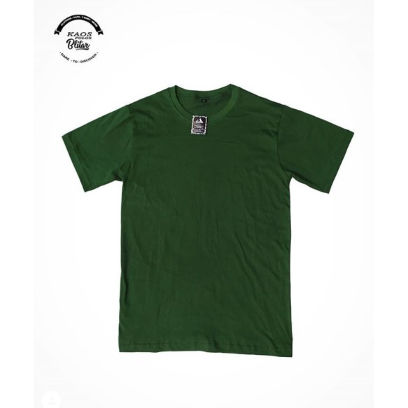 Kaos Polos Hijau Army
