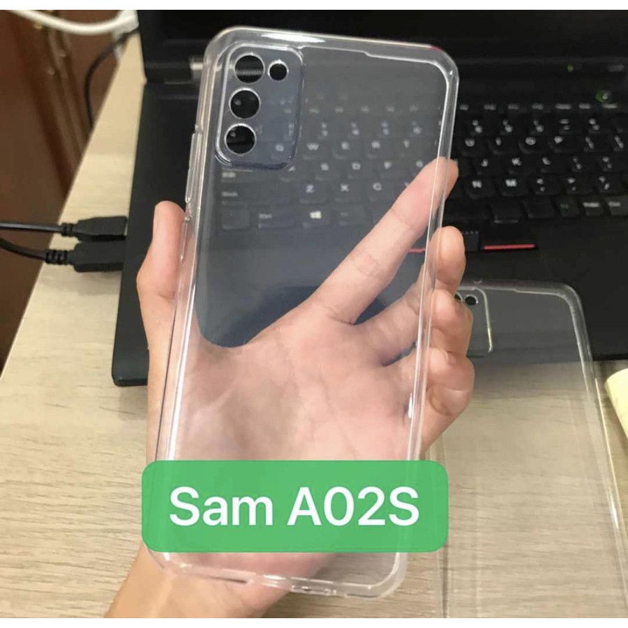 SAMSUNG A02S CASE HD BENING TPU TEBAL CLEAR TRANPARANT