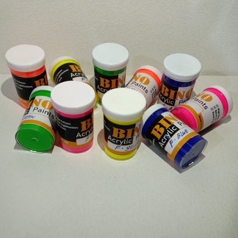 

Acrylic Fluorescent Bino 25ml / Cat Akrilik Stabilo Bino 25ml