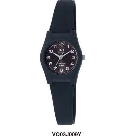 Jam Tangan QQ Original VQ03 Series Q&amp;Q Analog Watches Anti Air Warna Hitam qnq ori