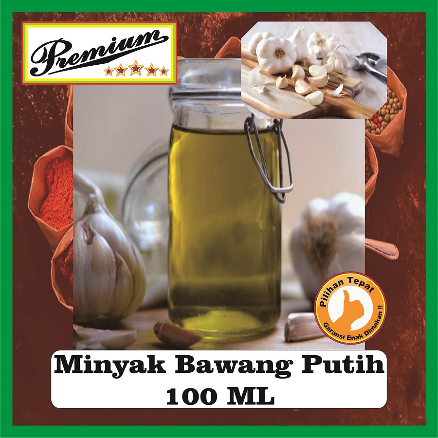 

MINYAK GARLIC BAWANG PUTIH Premium Gurih Wangi Halal Asli Banyak Manfaat & Kegunaan untuk Masakan dan juga Mie Ayam Nasi Goreng Bakso Rambut Telinga Obat Batuk Zakar Essen Flavor Essence Flavour Ekstrak