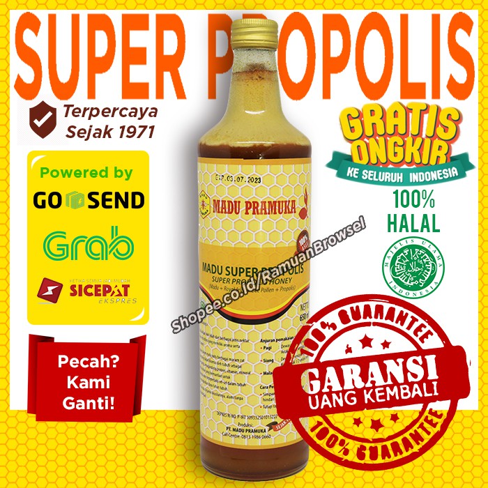 

Madu Pramuka Super Propolis 650 ml