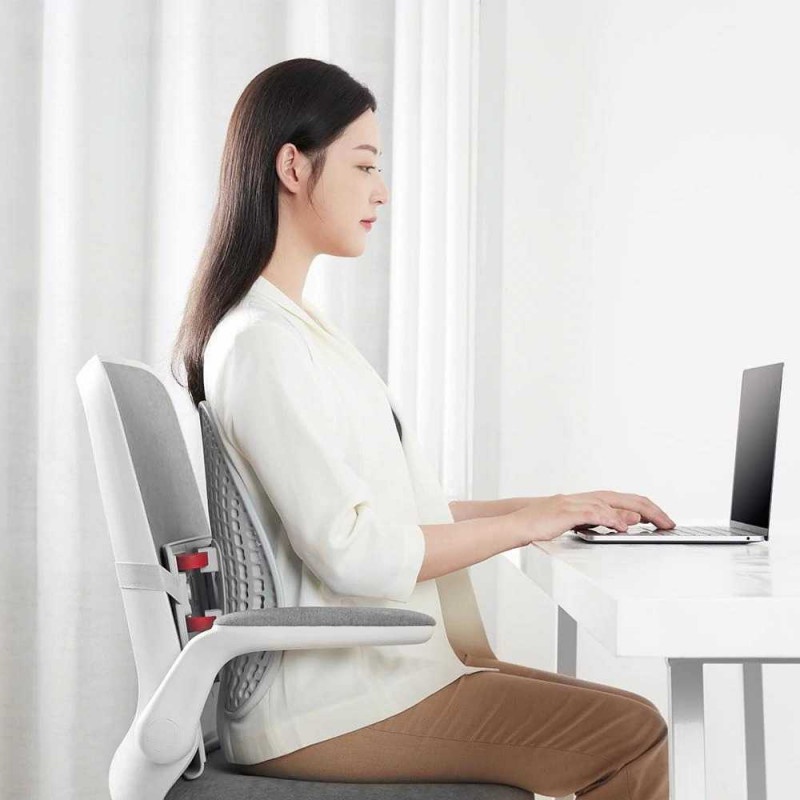 Penyangga Punggung Sandaran Kursi Ergonomic Adjustable Back Support