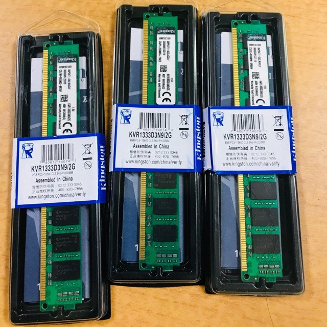 RAM DDR3 KINGSTON 2GB PC-10600 LONGDIMM / PC 10600 / Untuk PC