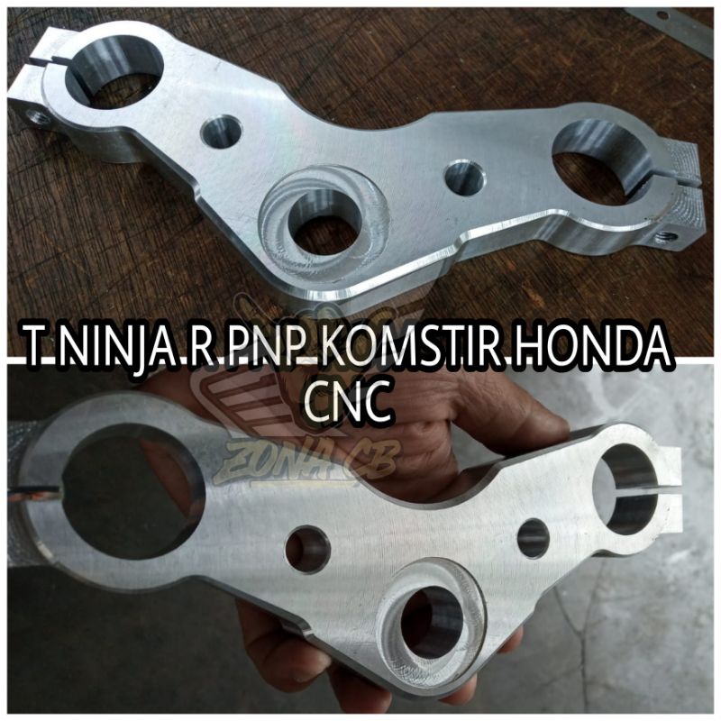 T segitiga atas ninja r pnp komstir honda cnc original / segitiga atas shock kawasaki ninja r