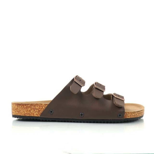 DISC 50% SANDAL KULIT GOODNESS FLOW BROWN