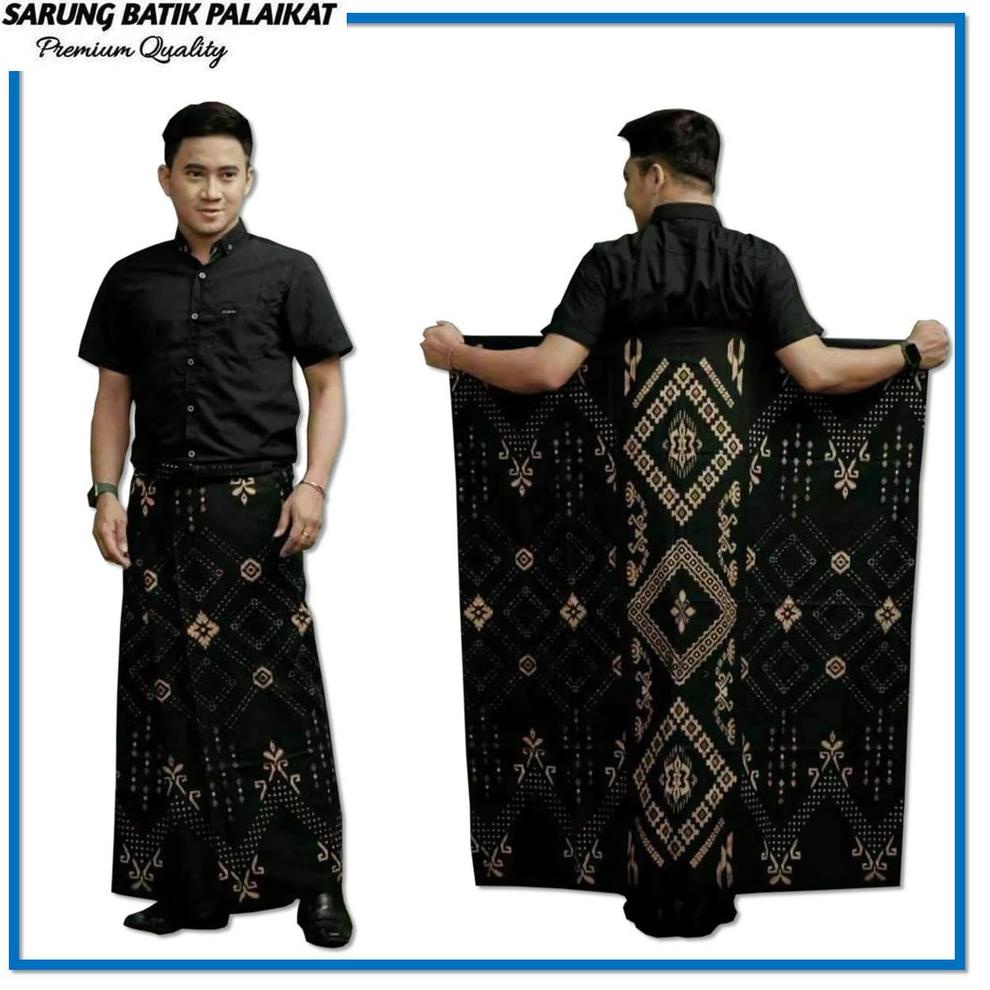 [KODE PRODUK B0VQM9262] Sarung batik pria dewasa pekalongan motif wayang tulis gunungan kain katun h