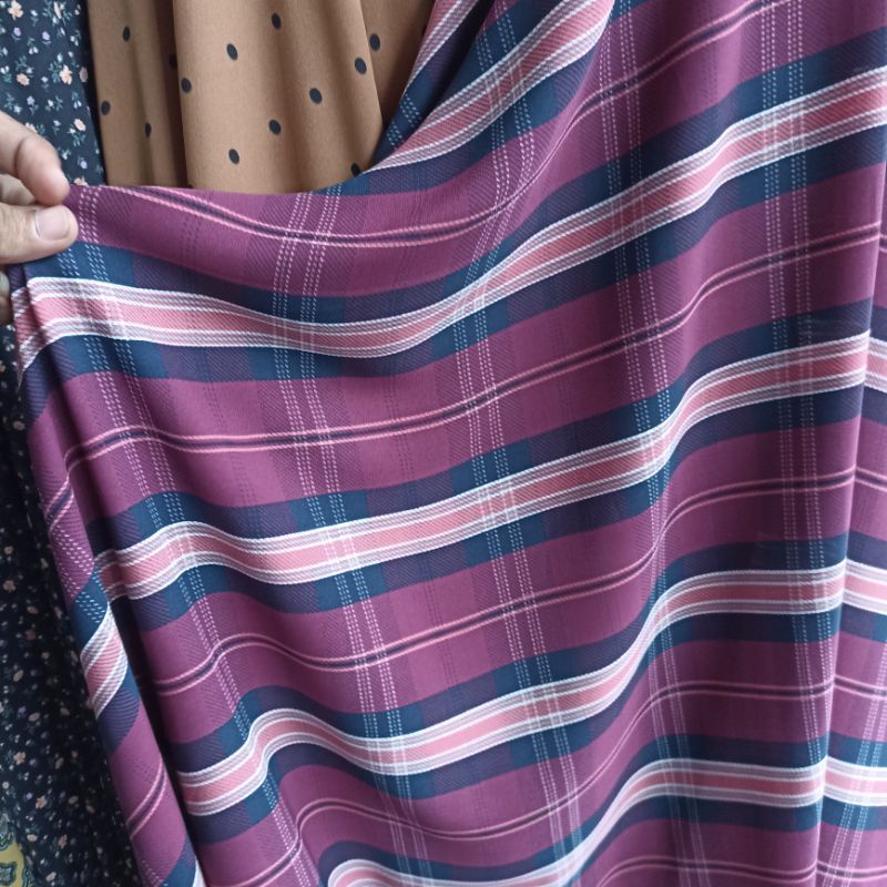kain zara crepe motif // kain zara motif / kain motif salur // kain zara // zara motif