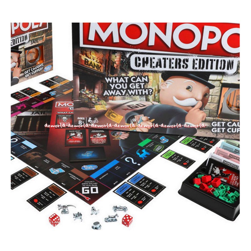 Monopoly Cheates Edition What Can You Get Away With Permainan Monopoli Import