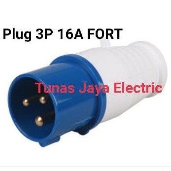 Plug + Socket Mobile Industri 3P 16A FORT