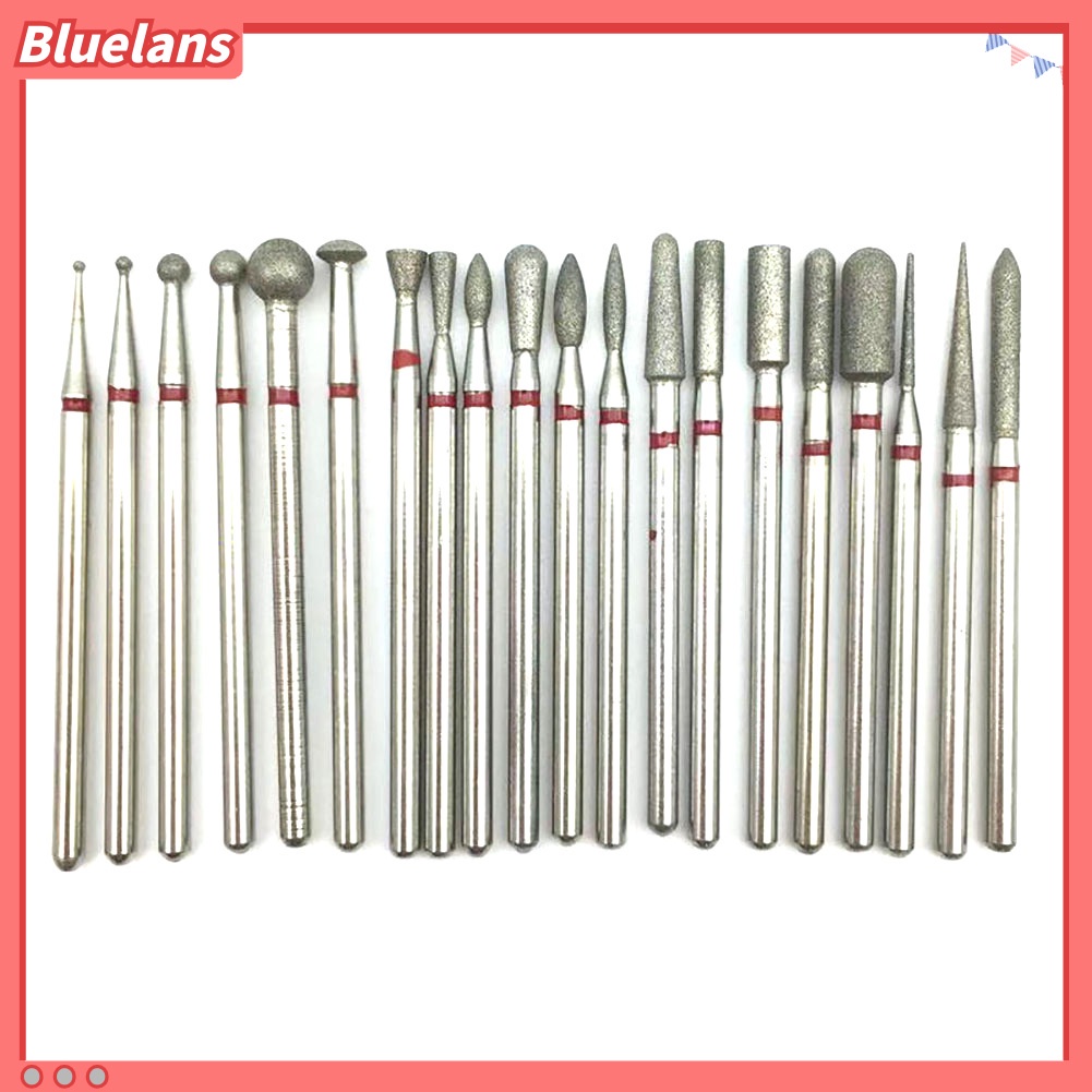 Bluelans Mata Bor Pengikir Kuku Bahan Tungsten Steel Untuk Manicure Pedicure