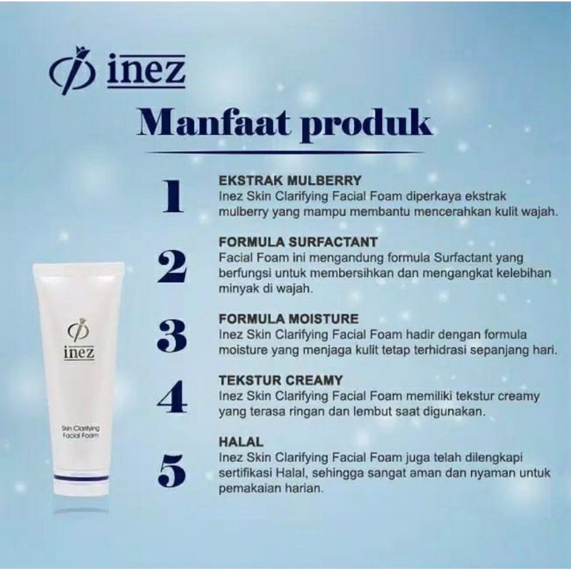 Inez Skin Clarifying Facial Foam