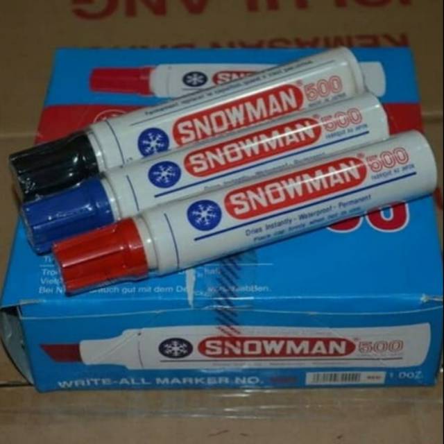 

Spidol permanent jumbo 500.