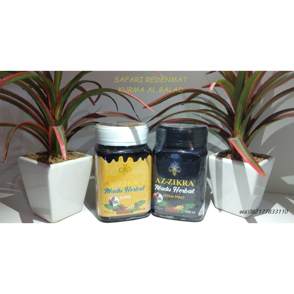 

AZ-ZIKRA madu herbal super dan herbal pahit 500gr