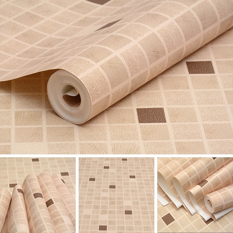 (COD) Wallpaper dinding  / Wallpaper Dinding Murah Vinyl / Wallpaper aestetik untuk kamar/ Wallpaper Premium High Quality Premium Motif 373 - 377