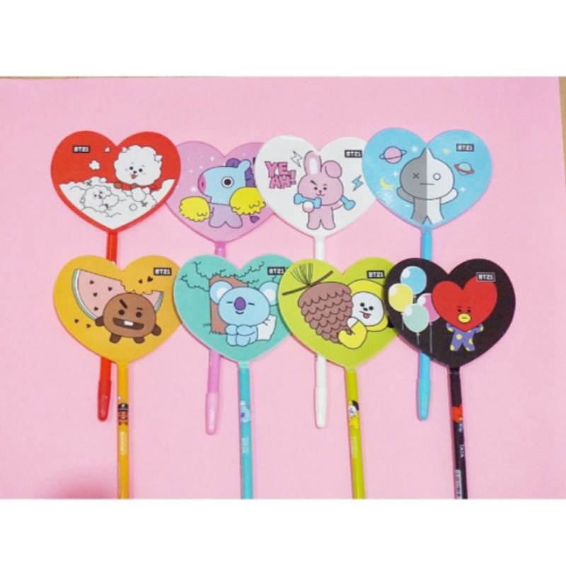 

Sakha - pulpen kipas bt21 | bolpoin karakter Bt21