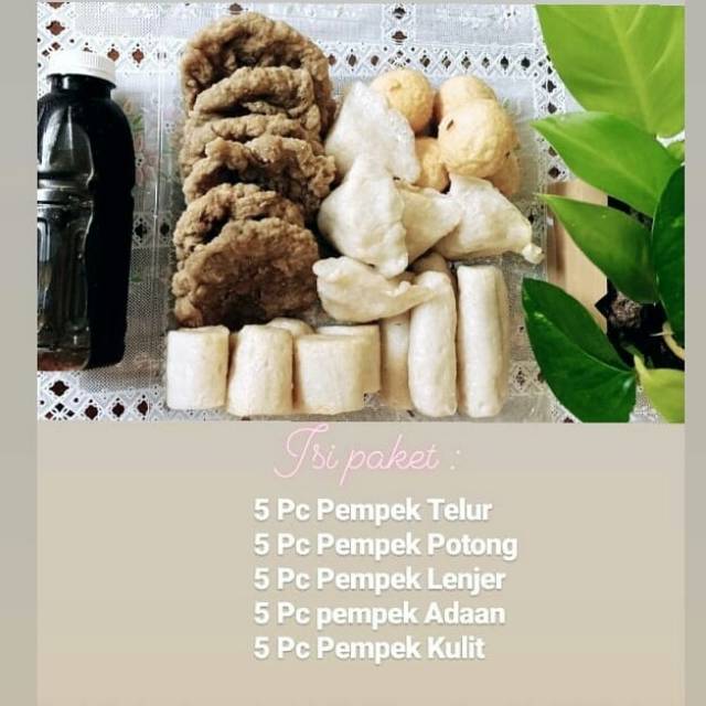 

Paket pempek asli palembang frozen