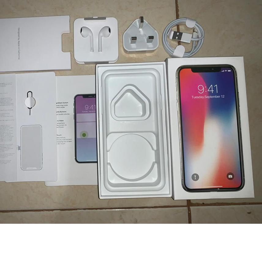 

♗ DUS/BOX/BOOK/KOTAK ORIGINAL IPHONE X TEN FULLSET AKSESORIS ◊