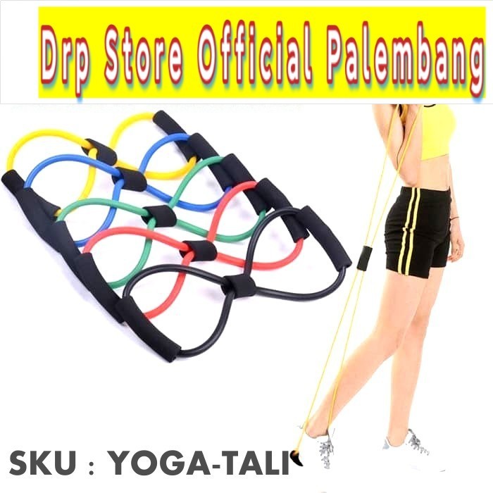 Resistance band arms tali yoga stretching fitness exercises gym