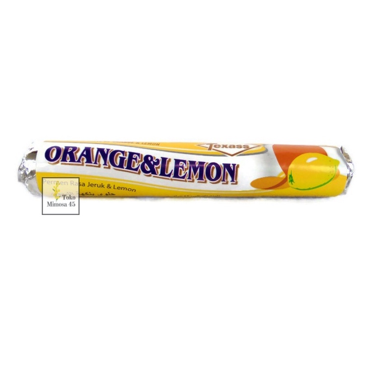 

Texass Orange & Lemon Permen Roll 42 gr