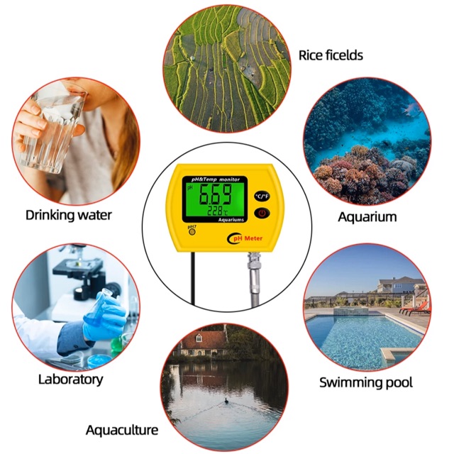 PH-991 Digital pH Meter Tester Water Purity Tester TEMP Test Tool  for swimming pool Aquarium | SKU 