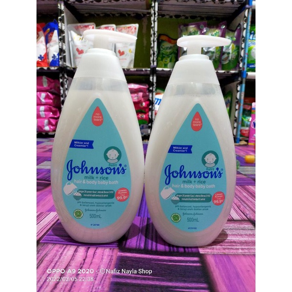 Johnsosns Milk Rice Hair&amp;Body Wash 500ml