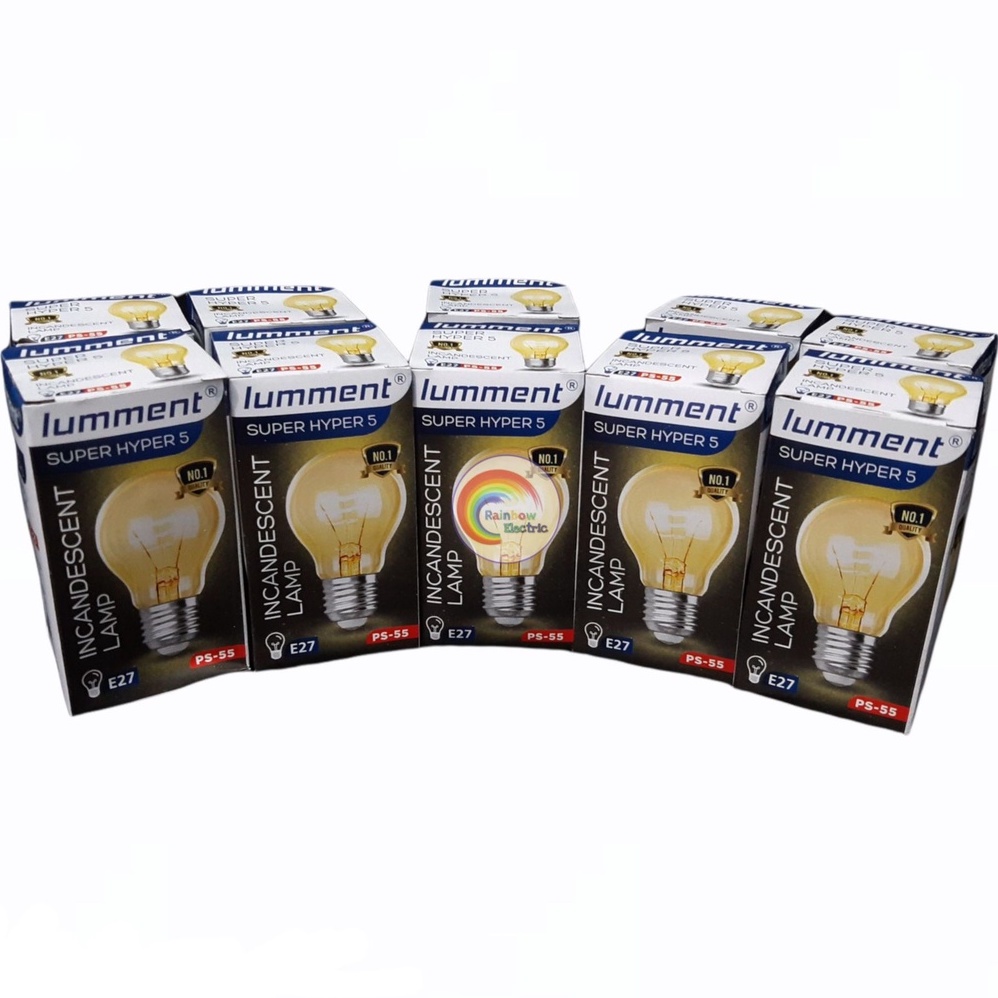 Paket 10 Pcs Lumment Lampu Pijar 5 Watt - Cahaya Kuning