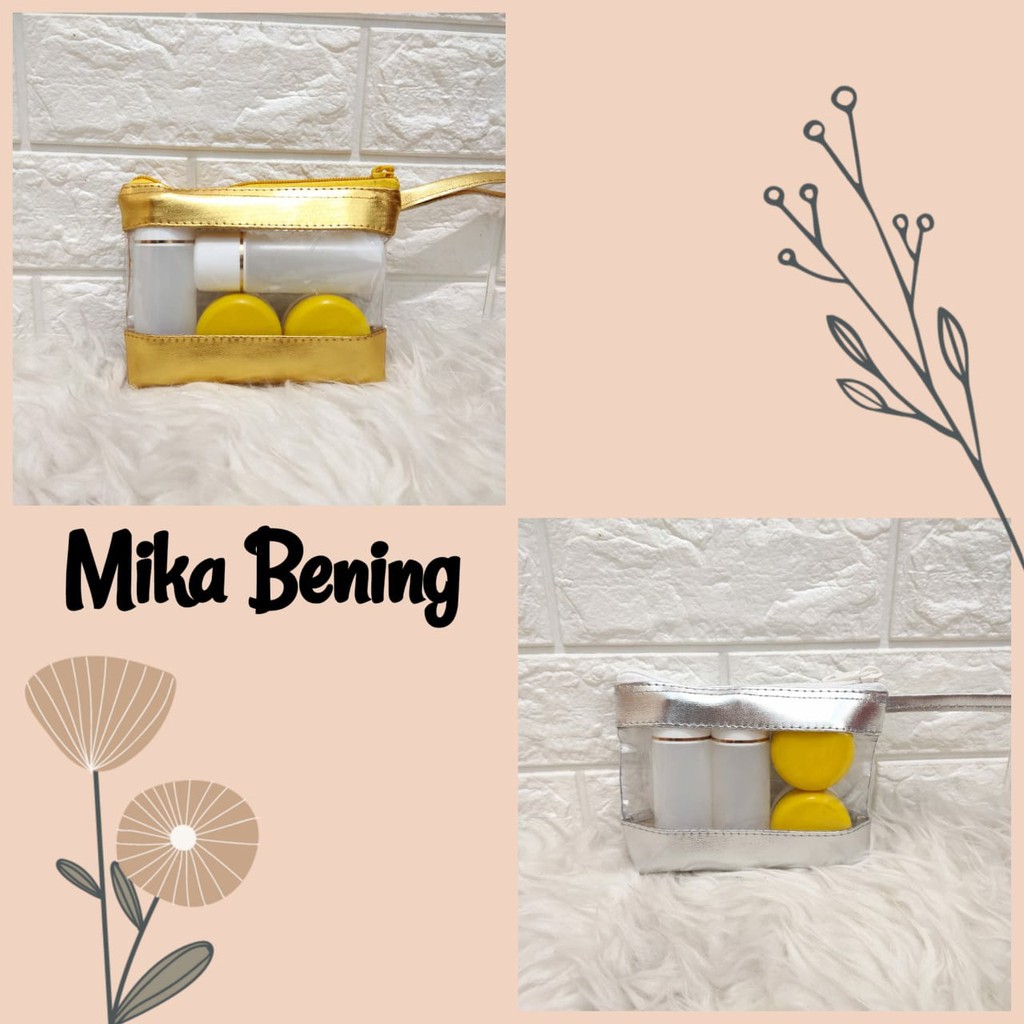 Marie Shop ➡️[ TSG - KECIL ] TAS KOSMETIK MIKA - POUCH - SOUVENIR PERNIKAHAN