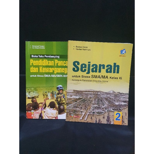 

[BUKU BEKAS/PRELOVED] BUKU PAKET SEJARAH/PKN KELAS 11 SMA