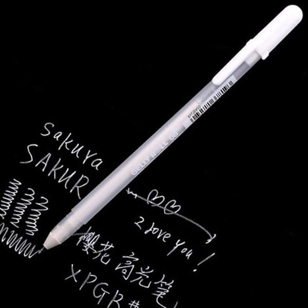 

Promo Sakura Gelly Roll Ink Pen White Pulpen Gel Warna Putih Gely Rol Berkualitas