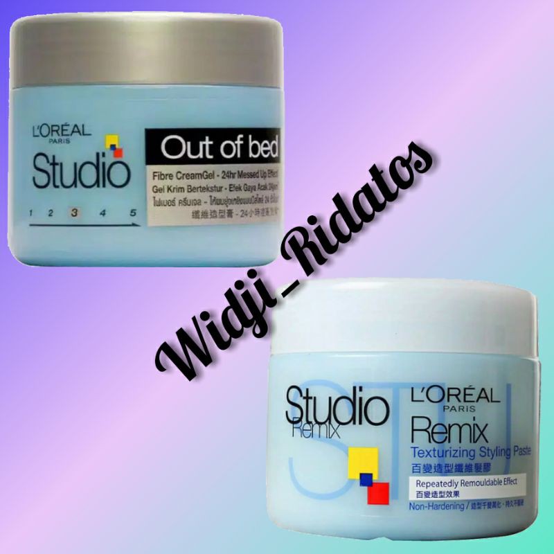 Loreal Studio  Out Of Bed dan Remix Texturizing Styling Paste 150ml.