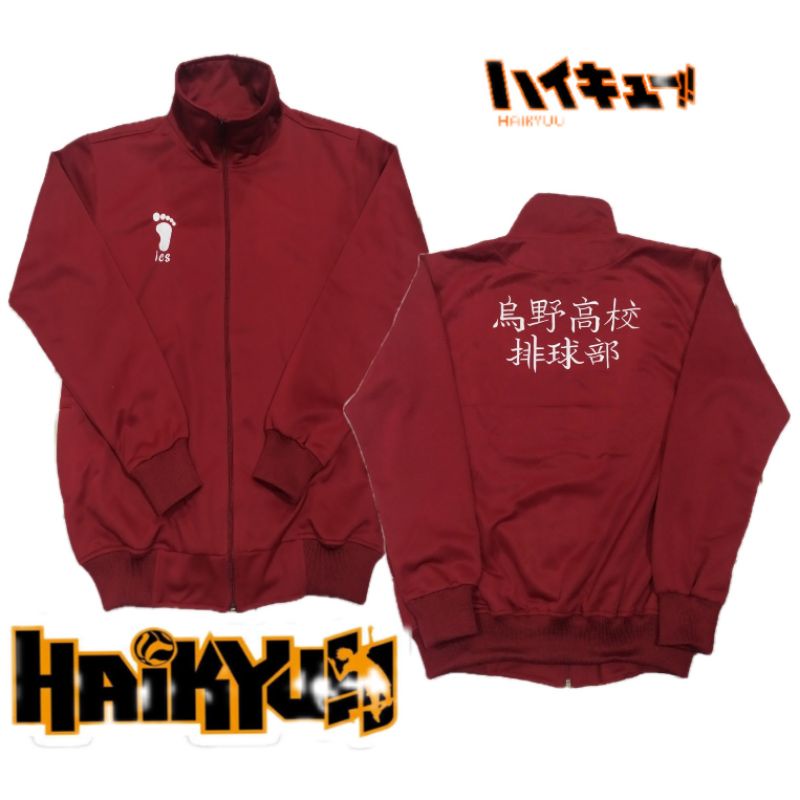 jaket anime Haikyuu Karasuno Aoba Johsai karasuno ics