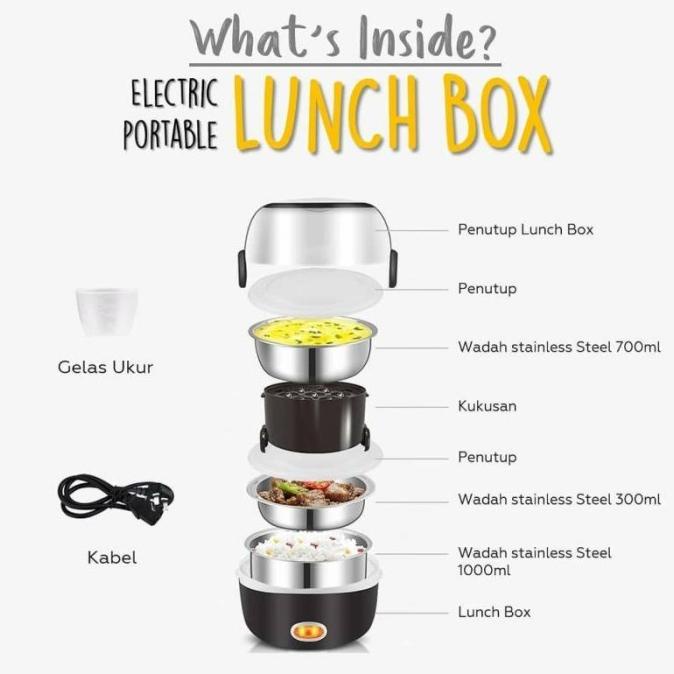 SCANDIA PEMANAS MAKANAN ELECTRIC PORTABLE LUNCH BOX
