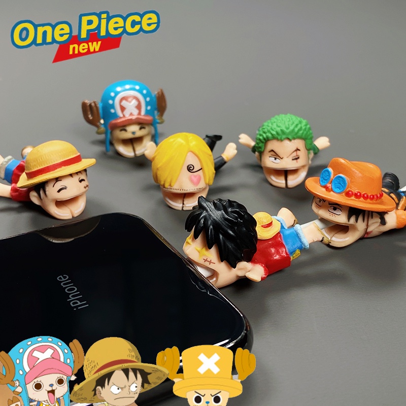 Pelindung Kabel Data / Charger Bentuk Anime ONE PIECE