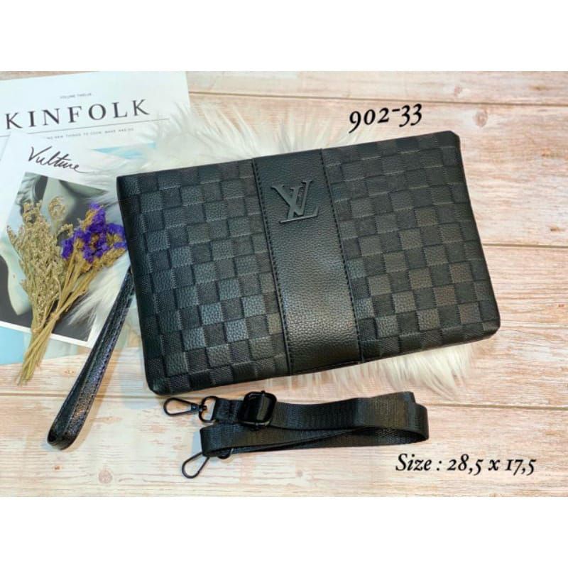 CLUTCH LV PREMIUM TALI PANJANG & TALI TANGAN (1ruang) al902-33