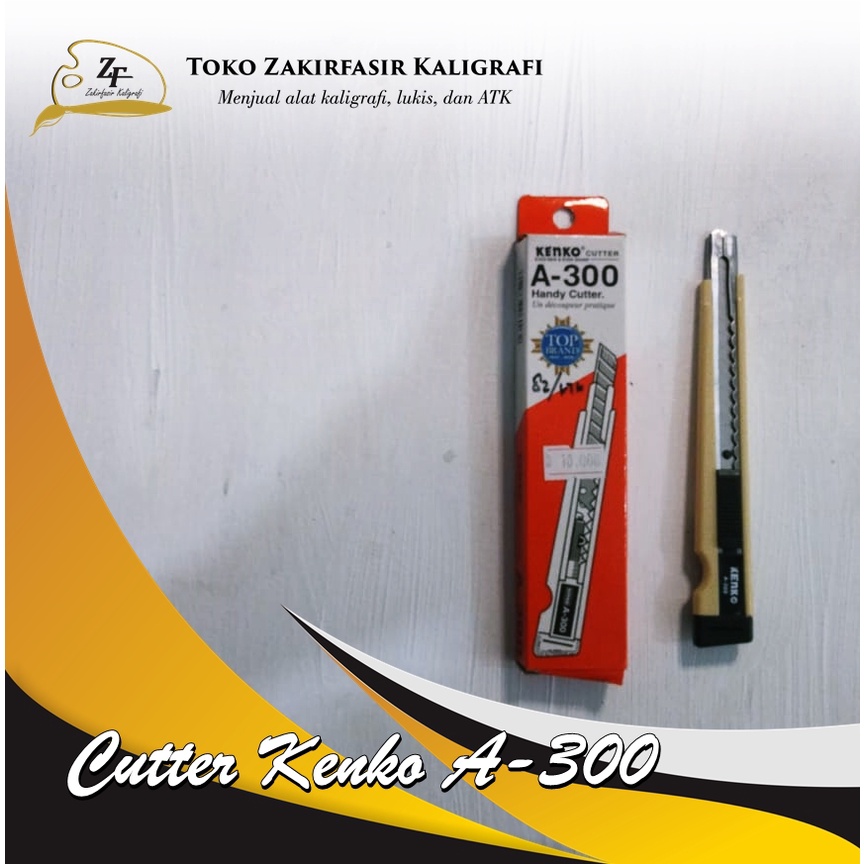 

KENKO - CUTTER KECIL A-300 AUTO LOCK - PCS/PISAU KALIGRAFI