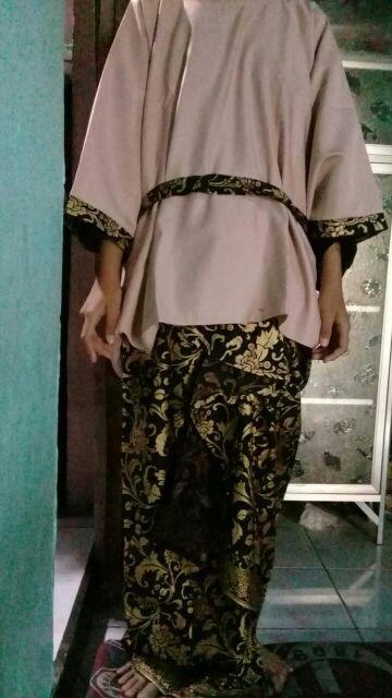 Batik Hazana Batwing Maura Couple - Sania Ruffle Batik Couple Garansi Termurah Shopee
