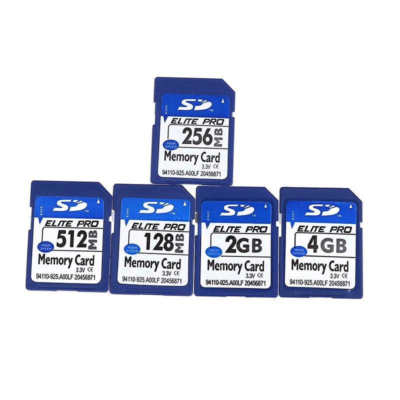 Memory card SD digital 512MB 2GB / 4GB / 128MB