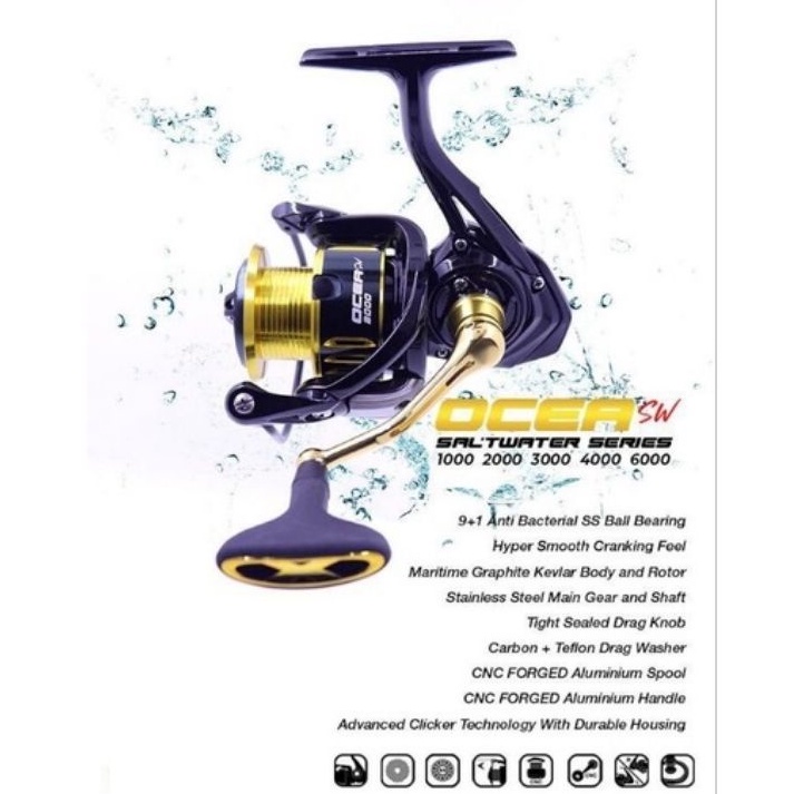 Reel Daido OCEA 1000 2000 3000 4000 5000 SW