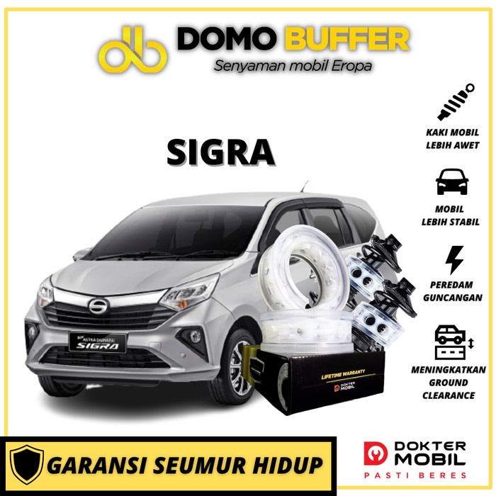 DOMO BUFFER SIGRA - 1 BOX (2 PCS) | SPRING BUFFER DOKTER MOBIL