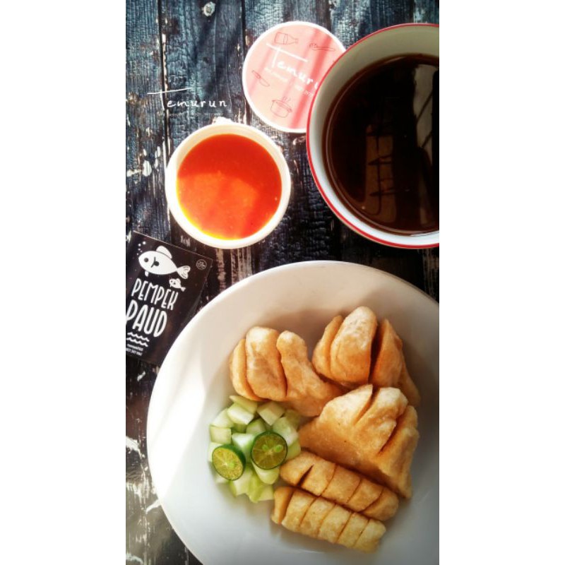 

Pempek Ikan Tengiri Frozen Komplit