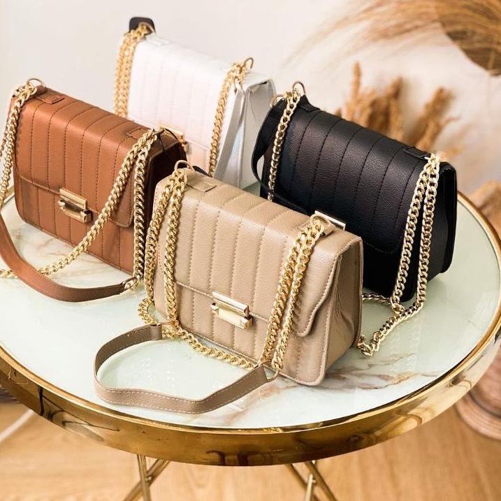 SHOPEE MALL/BISA COD/〖5.5 COD〗/【SHOPEE MALL】/〖✅Star〗 Tas Selempang Wanita JEERIKO | Sling Bag Rantai