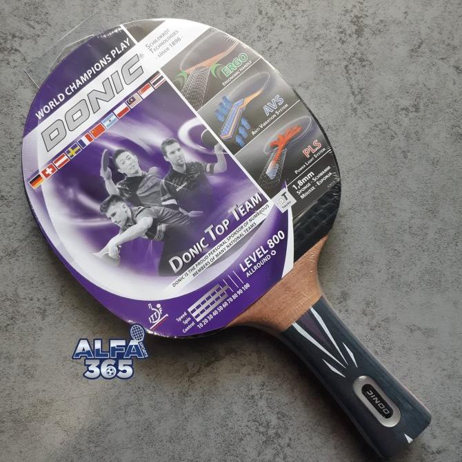 Donic Schildkrot Top Team 800 Bat Bet Pingpong Tenis Meja