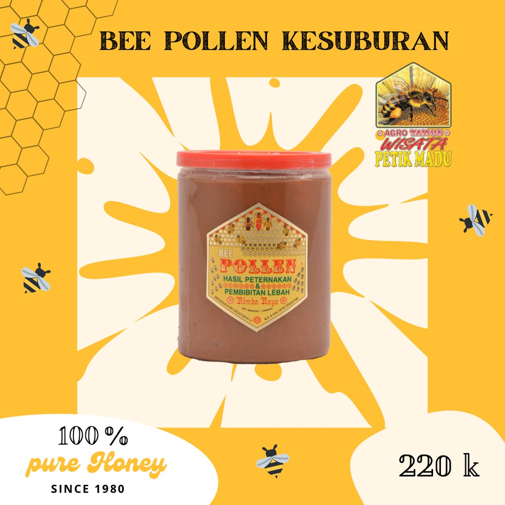 

BEE POLLEN KESUBURAN RIMBA RAYA 600 gr HONEY MADU KESEHATAN