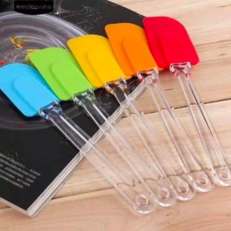 DK SPATULA SILIKON Pengaduk Adonan Kue Anti Lengket Sutil Silicone Tahan Panas