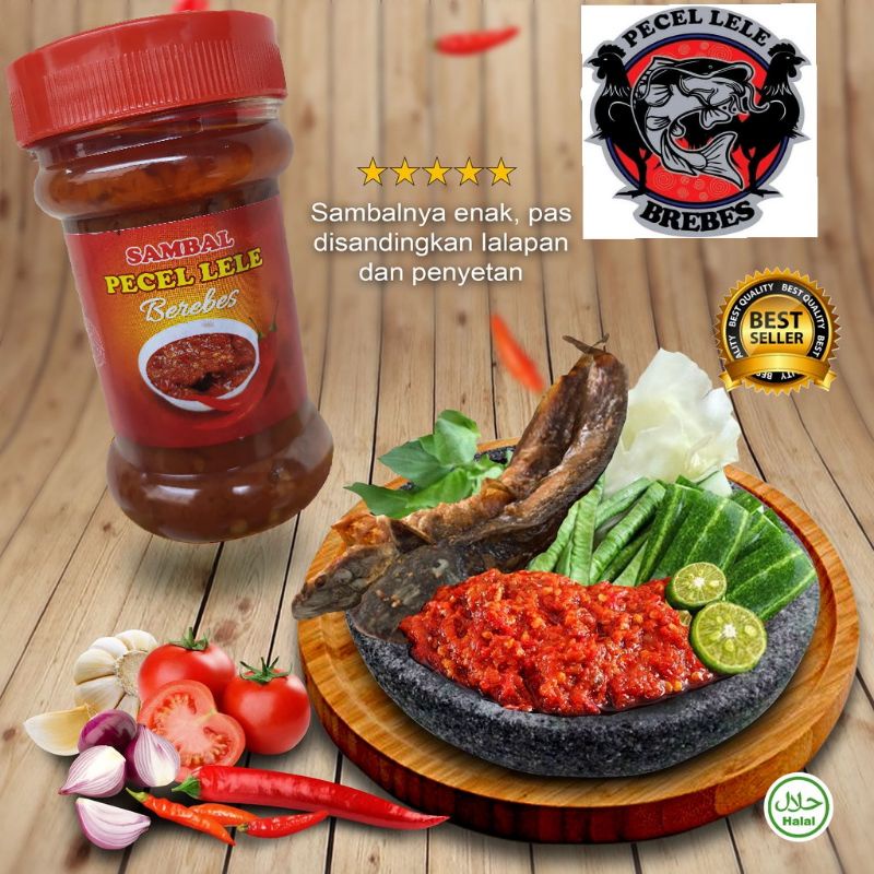 

sambal Pecel Lele Brebes | sambal trasi | sambal tomat 150Gram