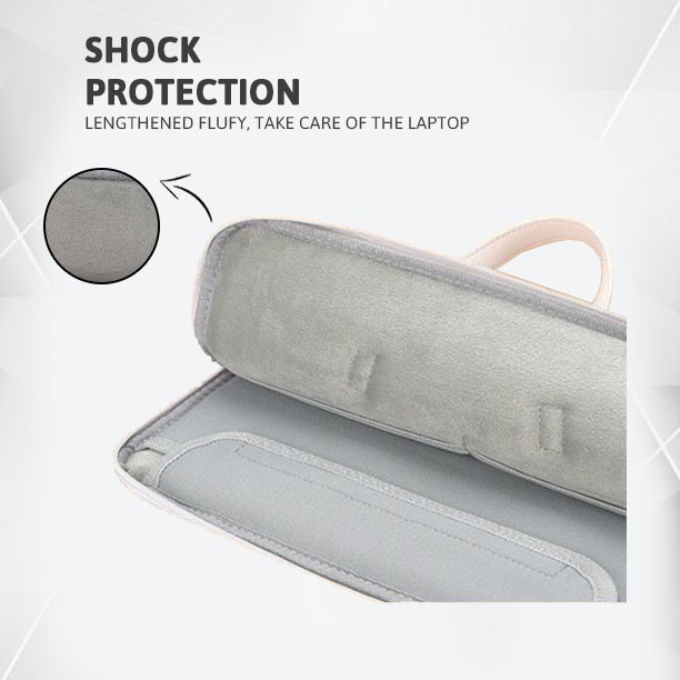 Sleeve Pouch Sarung Tas Bag Case Ipad Tab Tablet Macbook Air Pro Laptop Asus Acer Lenovo HP Huawei 11 12 13 14 15 inch Motif Gambar Kartun Pooh Cartoon Warna Putih White Brown Cokelat Cute Murah Korean Model Jinjing Tali Strap Waterproof Tahan Air