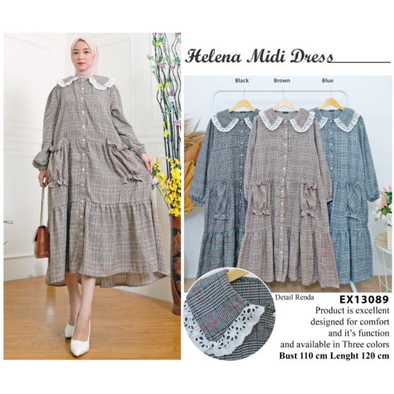 Helena Midi Dress By Extu