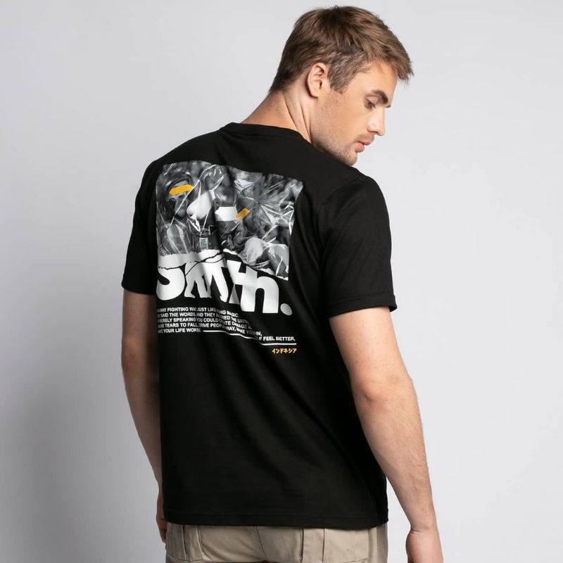 BEST SELLER -  baju kaos smith warna putih / t-shirt smith House of Smith T-shirt - Nf white / murah