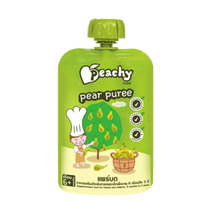 PEACHY Pouch Pear Puree